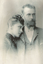 Великая княгиня Елизавета Фёдоровна, с мужем  великим князем Сергеем Александровичем Романовым